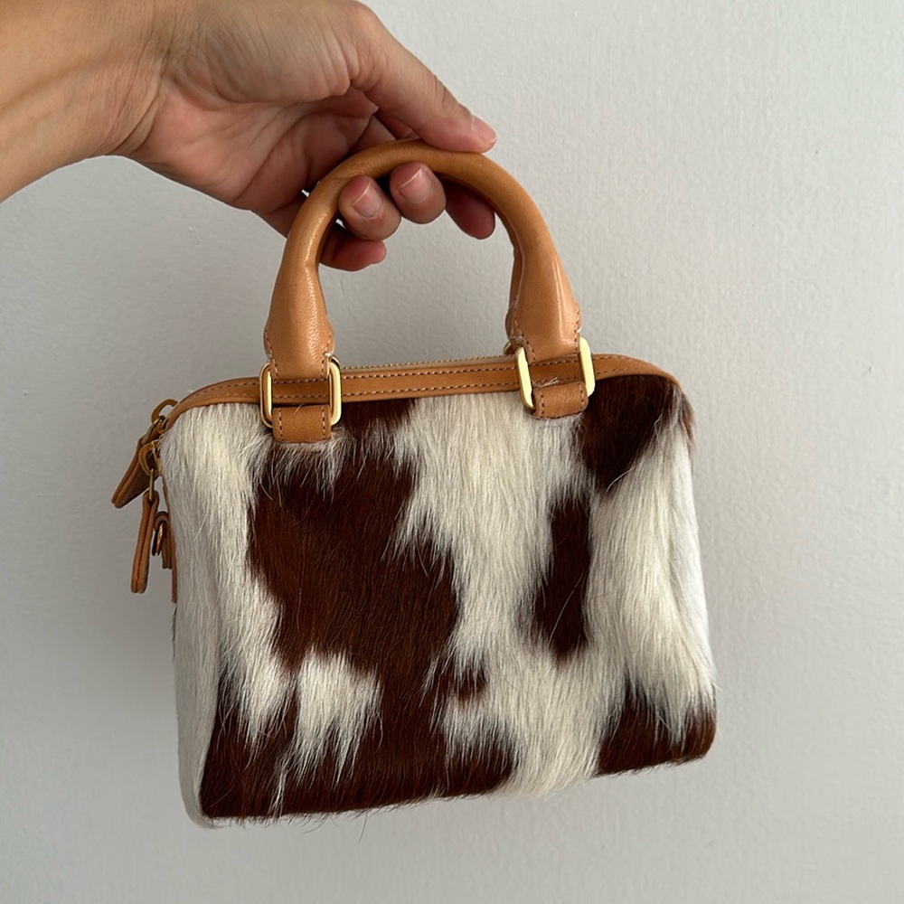 RARE FIND!! MINI BROTHER VELLIES LEATHER AND PONYHAIR BAG! - Picture 2 of 12